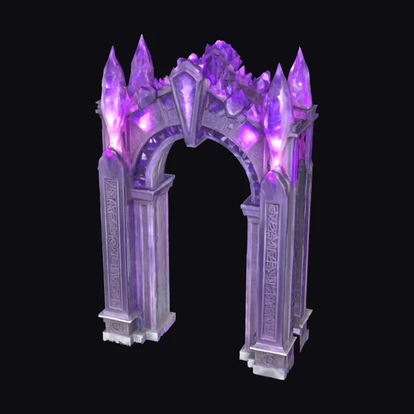 Amethyst Crystal Archway