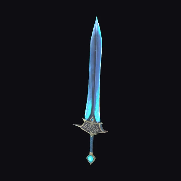 Glowing Rune Sword