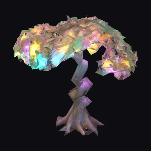 Twisted Glowing Tree