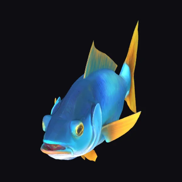 Glowing Blue Fish