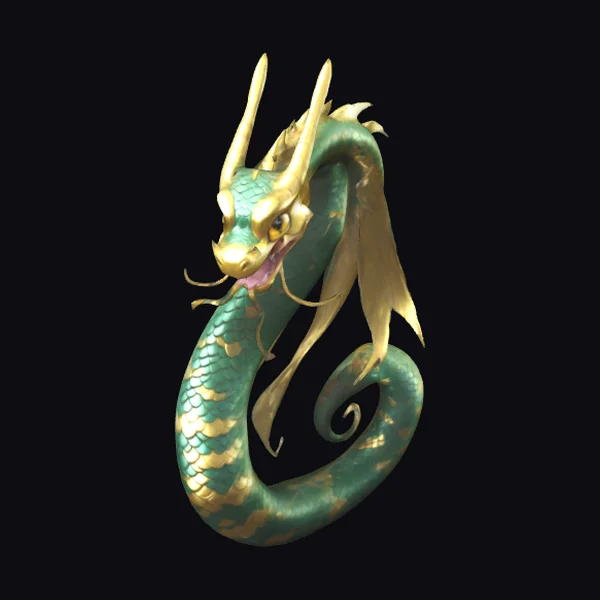 Golden Serpent Dragon
