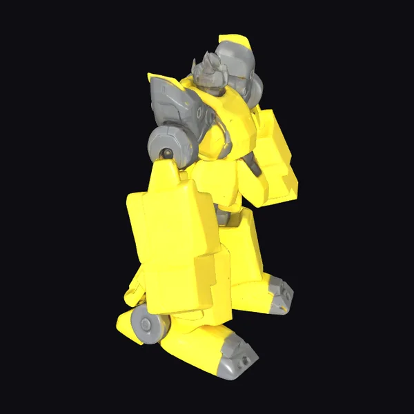 Yellow Robot Toy