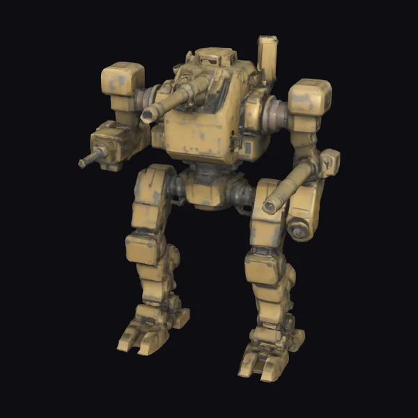 Yellow Loading Robot Mech