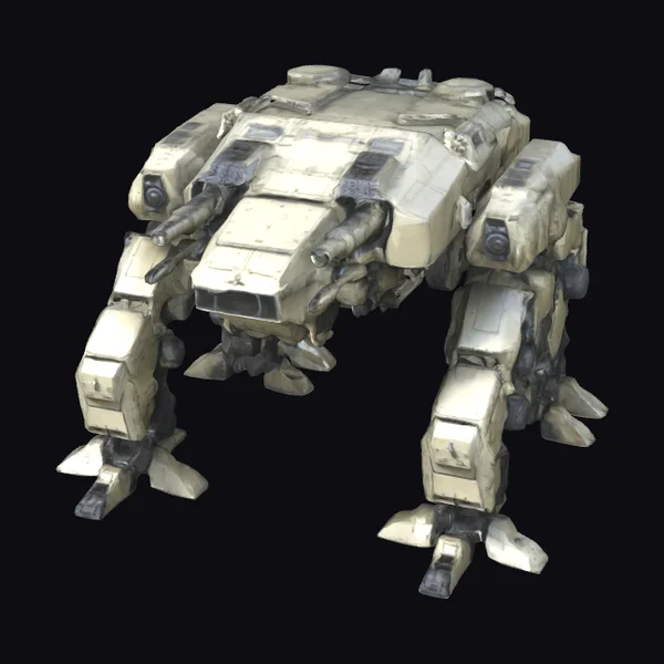 Armored Quadripedal Mech