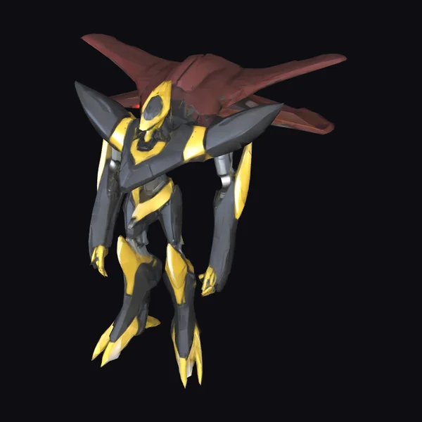 Yellow and Black Mecha