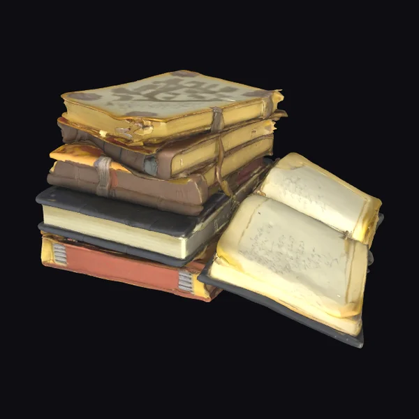 Stack of Old Notebooks