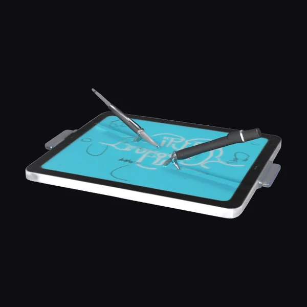 Futuristic Digital Notepad