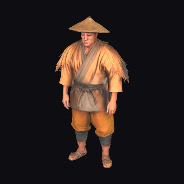 Asian Farmer Attire
