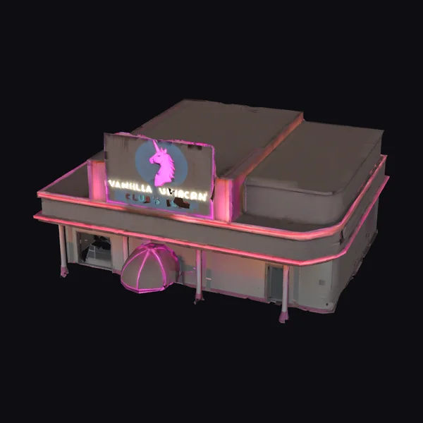 Neon Unicorn Club Exterior