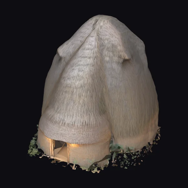 African Thatched Hut