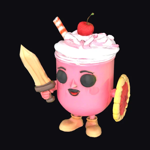 Tropical Strawberry Milkshake Warrior