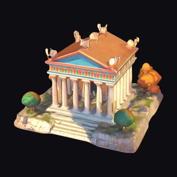 Isometric Greek Temple
