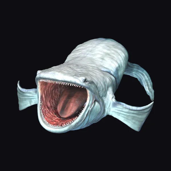 Giant Open Mouth Sea Creature