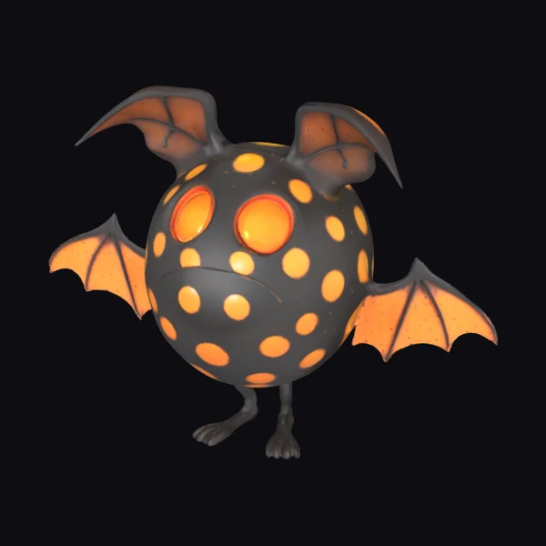 Bat Polka Dot Creature