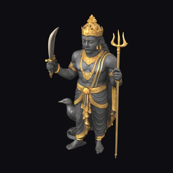 Warrior Deity Statue