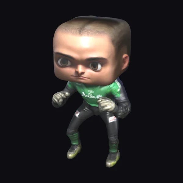 Stylized Soccer Goalkeeper