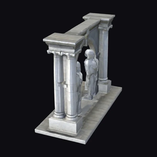 Ancient Archway Statues