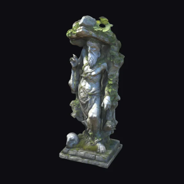 Ancient Druid Statue Ruins