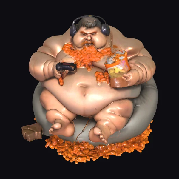 Overweight Gamerman