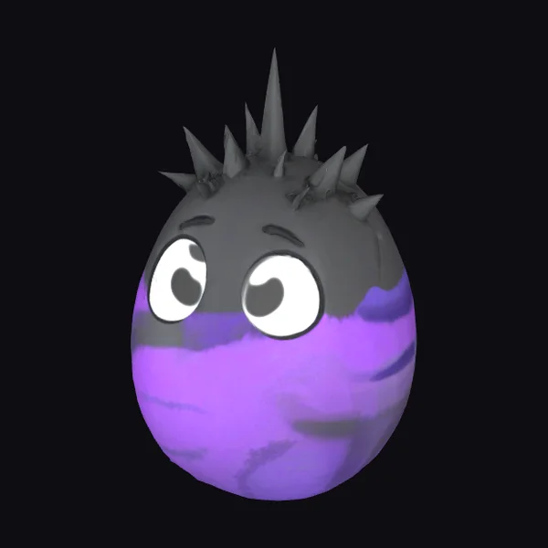 Cartoon Shadow Egg