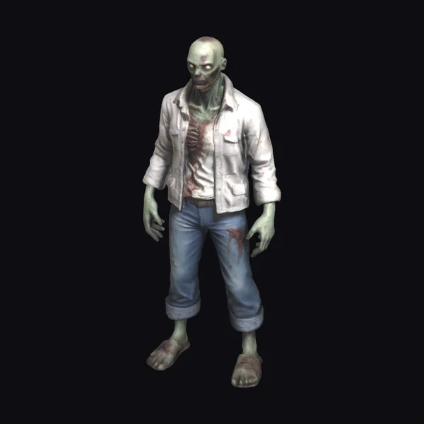Bald Zombie Male