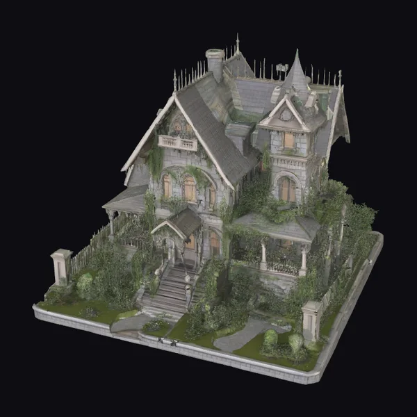 Abandoned Gothic Manor House