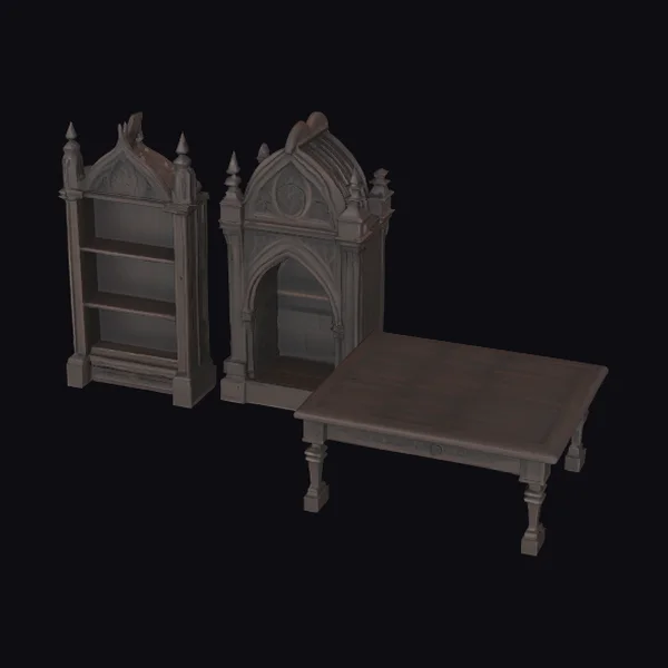 Gothic Furniture Set