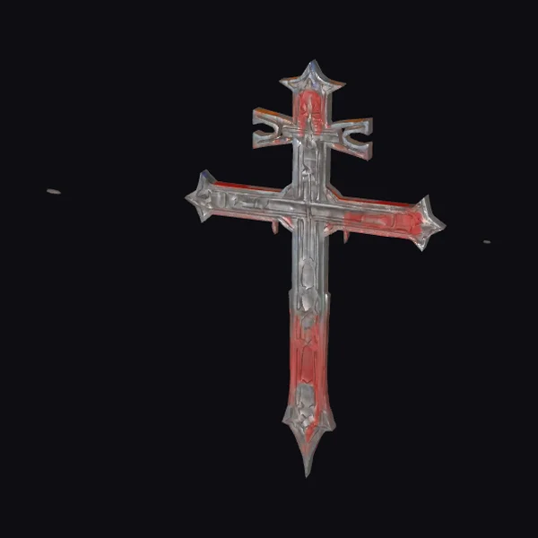 Bloodstained Gothic Cross