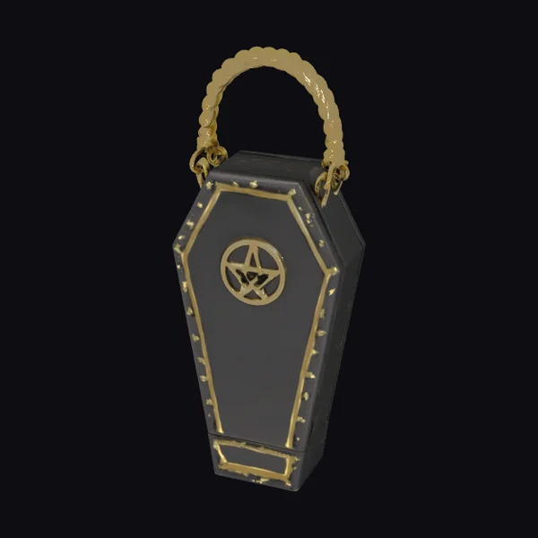 Coffin Purse with Pentacle