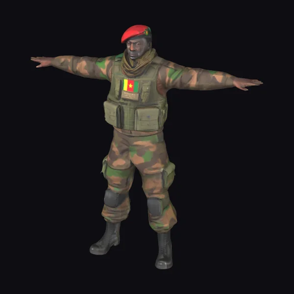 African Military Leader Uniform