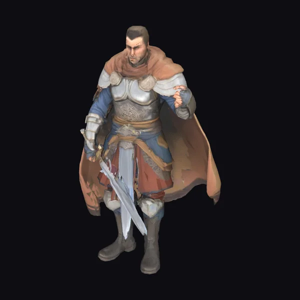 Armored Warrior with Sword