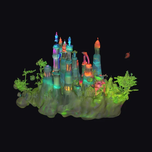 Bioluminescent Coral Citadel