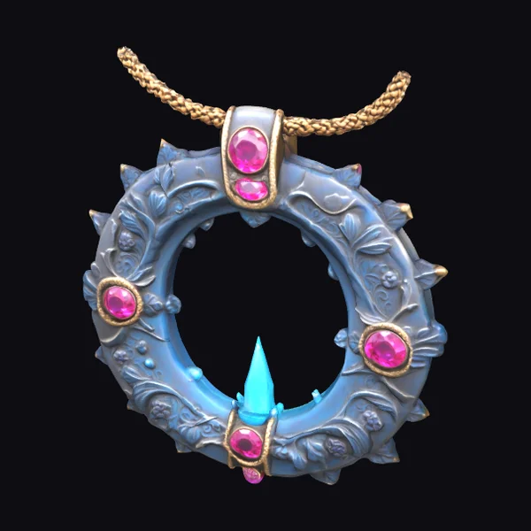 Arch Pendant with Gems