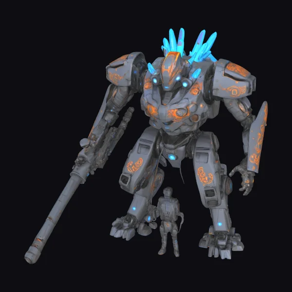 Biomechanical Guardian Robot
