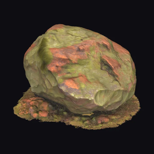 Weathered Brown Boulder