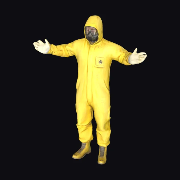 Yellow Hazmat Suit