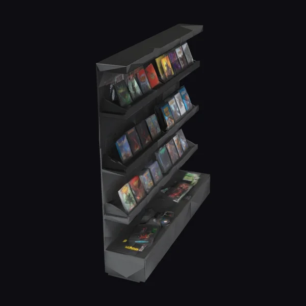 Game Card Display Rack