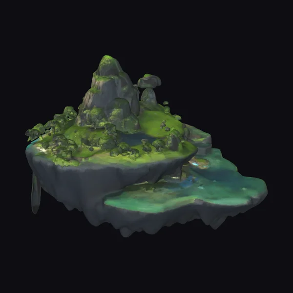 Floating Island Landscape