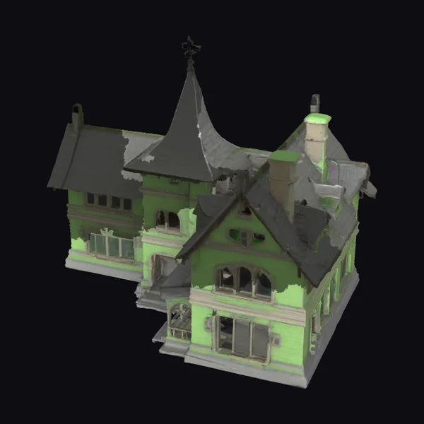 Green Screen House Interior