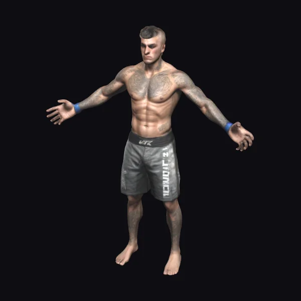 Tattooed MMA Fighter