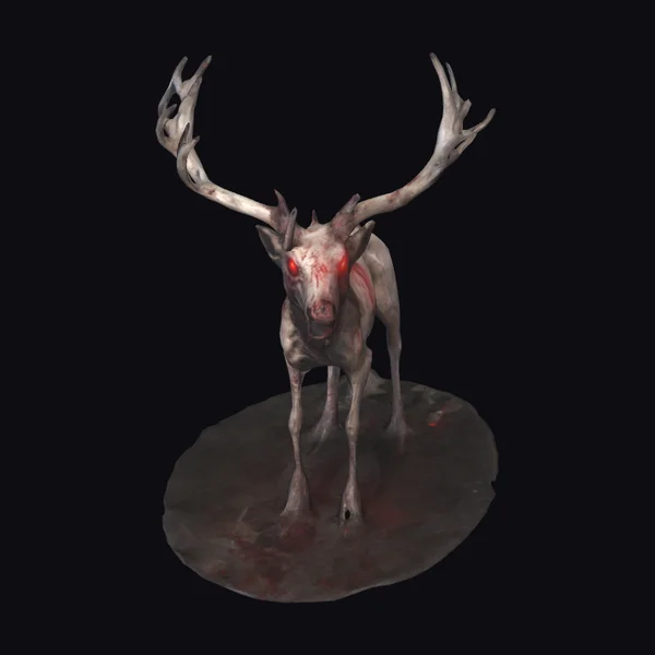 Decaying Reindeer Zombie