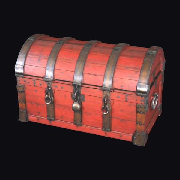 Old Wooden Treasure Chest