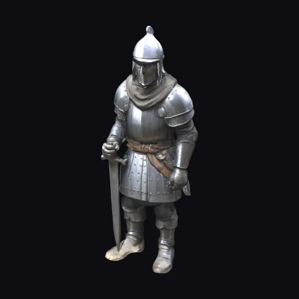 Medieval Armored Foot Soldier