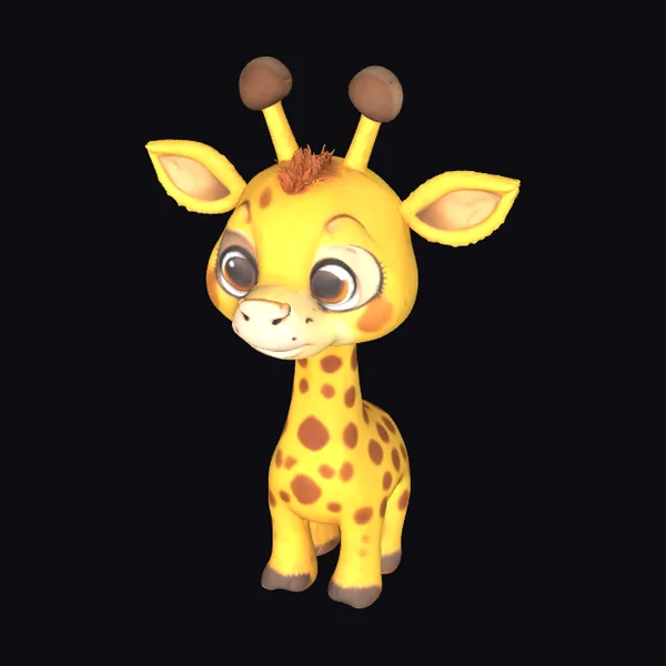 Cute Cartoon Giraffe