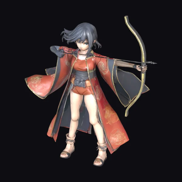 Anime Archer Figurine