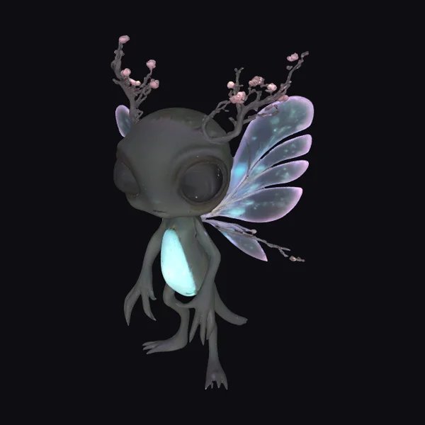 Whimsical Nature Spirit Character