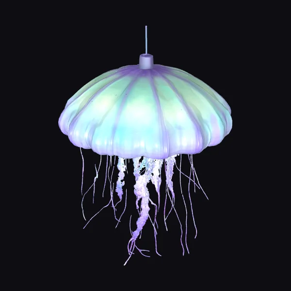 Bioluminescent Jellyfish Light Fixture