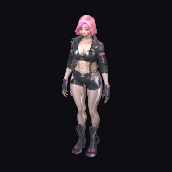 Cyberpunk Female Warrior