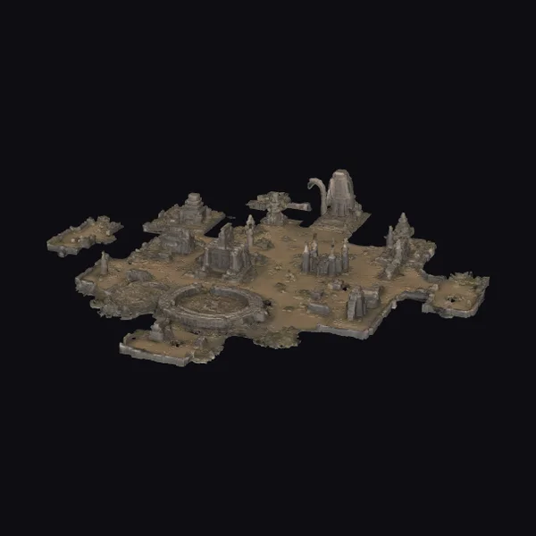 Ancient Ruins Landscape