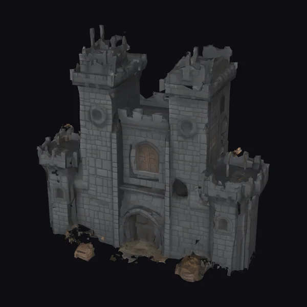 Abandoned Medieval Castle Keep